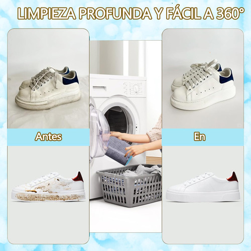 Bolsa De Lavandería Para Zapatos,cremallera Invisible Para