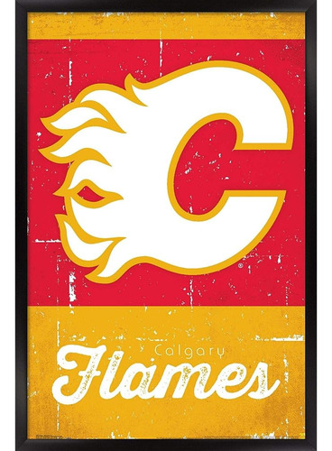 Trends International Nhl Calgary Flames - Logotipo Retro 13 