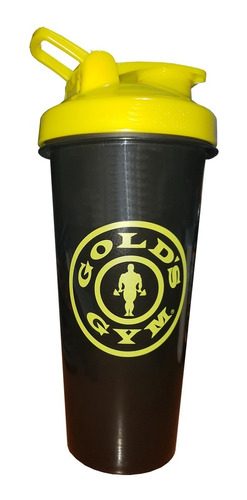 Shaker Vaso Gold Gym Caramañola 550/750 Ml Tapa Rosca