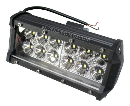 Barra Led 36w 12 Led Spot 3240lm Auto 4x4 Cuatri Off Road