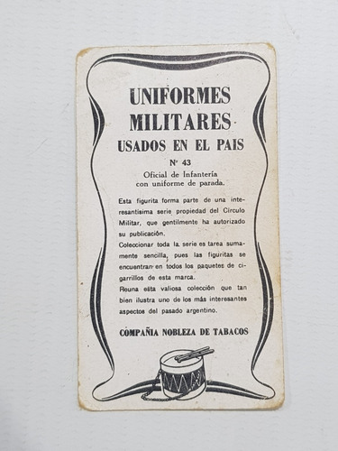Imagen 6 de 6 de Antigua Figuritas Cigarrillos Compañía De Tabaco Mag 58809