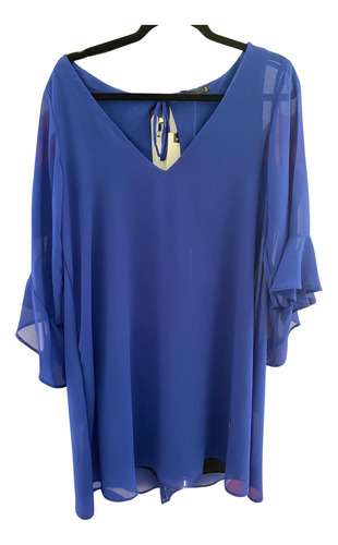 Vestido De Fiesta Eva Miller Talle Xl Azul 