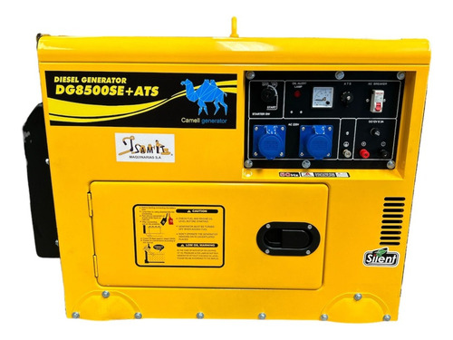 Generador Diesel Insonorizado 6.5kva Camell 6500w Monofasico