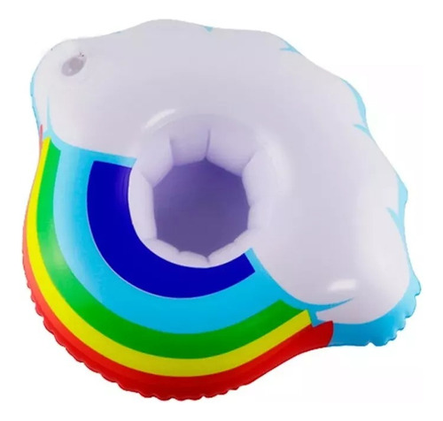 10 Porta Vasos Inflable Albercada Fiesta Jardín