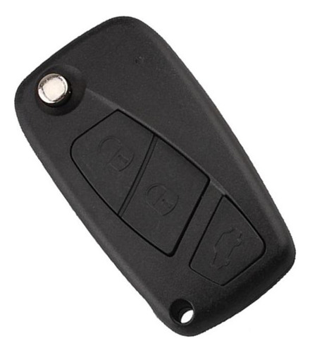 Case Shell Negro Carcasa Para Llave De 3-botón Para Panda
