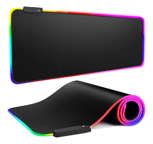 Mouse Pad Gamer 78 X 30 Cm X4mm Led Rgb Gaming Con Luces