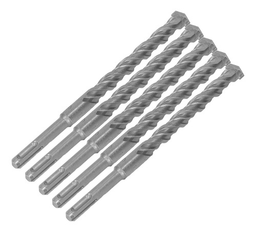 Broca En Espiral De 2 Ranuras, 5 Unidades, Brocas De Impacto