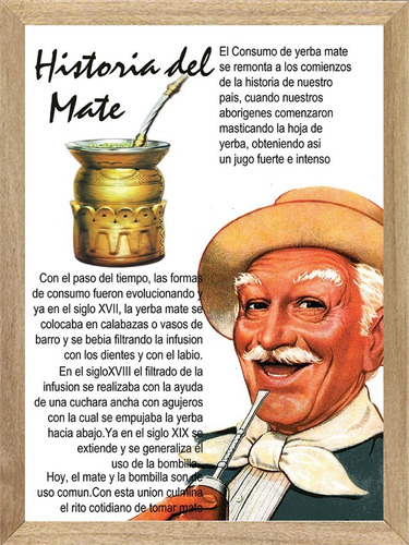 Frases  El Mate Cocina Cuadros Posters Carteles   L324