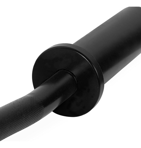 Barra Ez Curl Olímpica 120 Cm Cap Barbell 7 Kg Negro