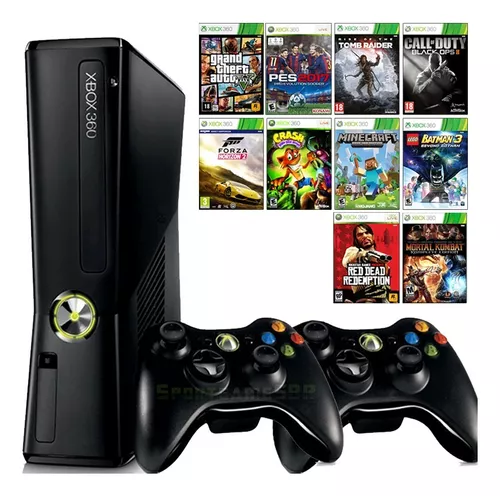 Desbloqueado LTU Console Xbox 360 Slim Novo