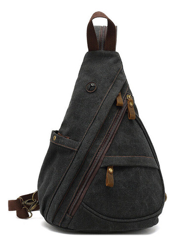 Bolso Bandolera Iskybob De Lona Vintage Para Hombre