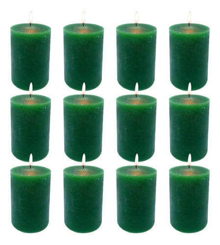 Velas De Columna Rústica De 2x3 Pulgadas De 2x3 Pulgadas De