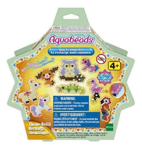 Aquabeads Star Friends Refil Com 600 Estrelas E Beads