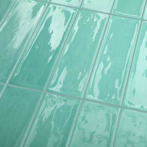 Ceramico Iceland Brillante 7,7x30,5 (i.a) - 2da Verde Agua