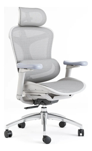 Cadeira Ergonômica Para Escritório Sihoo Doro C100 Cor Branco Material Do Estofamento Malha