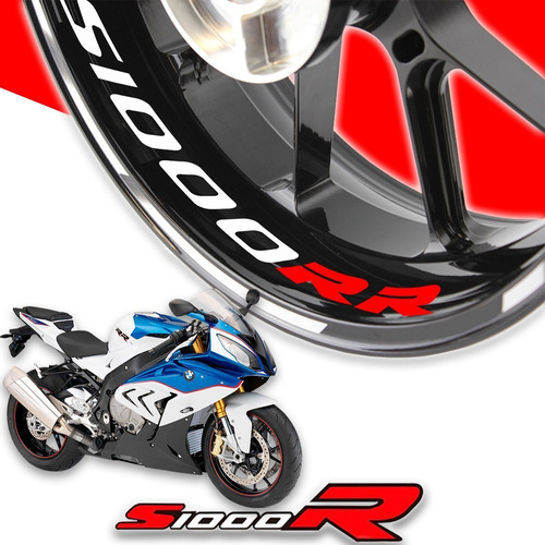 Adesivo Top Interno Roda Moto Bmw S1000rr S 1000rr S 1000 Rr