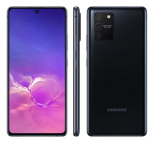 Smartphone Samsung Galaxy S10 Lite Tela 6.7 128gb 6gb Ram Cor Preto - Aceitável (Recondicionado)