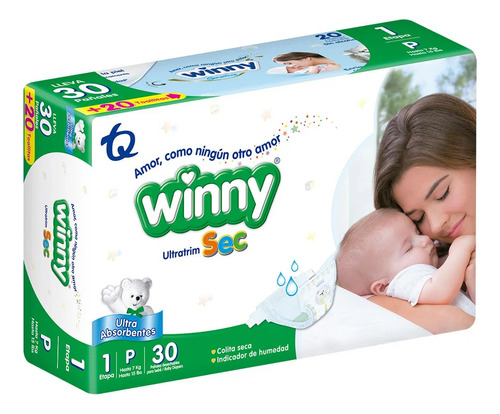 Pañales Winny Etapa 1  X30 Und