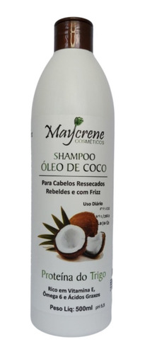 Kit Óleo De Coco Maycrene, Cachos, Secos, Ressecados 7 Prods