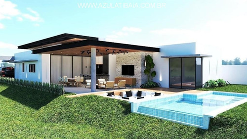 Imagem 20 de 30 de Casa Térrea Condomínio Granville Atibaia, Portaria, Rondas, Área De Lazer Em Projeto, - Ca01091 - 68871131