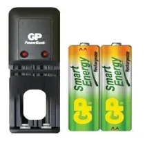 Comprar Cargador Gp + 2 Baterías Pilas Recargables Aa Original