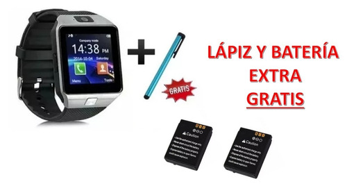 Reloj Inteligente Dz09 Smartwatch + Lápiz Táctil + Bateria