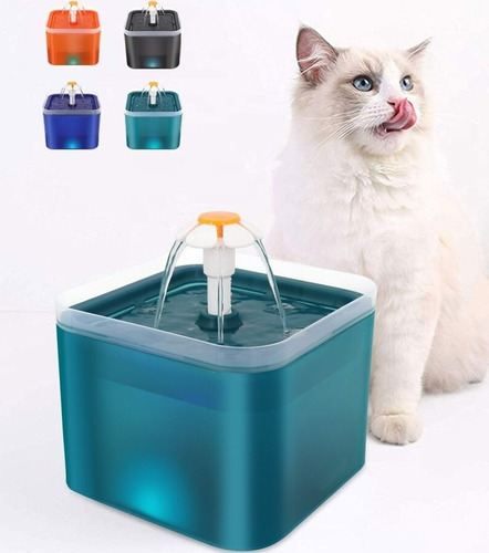 Fuente De Agua Automatica Led Bebedero Para Gato Y Perro