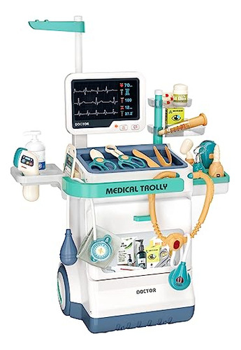 Doctor Kit For Kids, Pretend Medical Station Set For Bo...