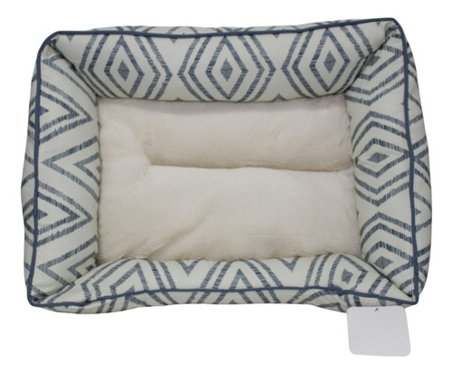 Cama moises para perros rectangular Bestia Peluda Emma 60x48x18cm color beige