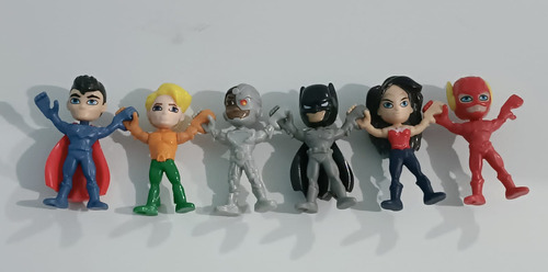 Coleção Liga Da Justiça Kinder Ovo Ferrero Joy Com 6 Heróis (Usado)