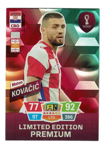 Carta Mateo Kovacic - Mundial De Qatar 2022 Limited Edition