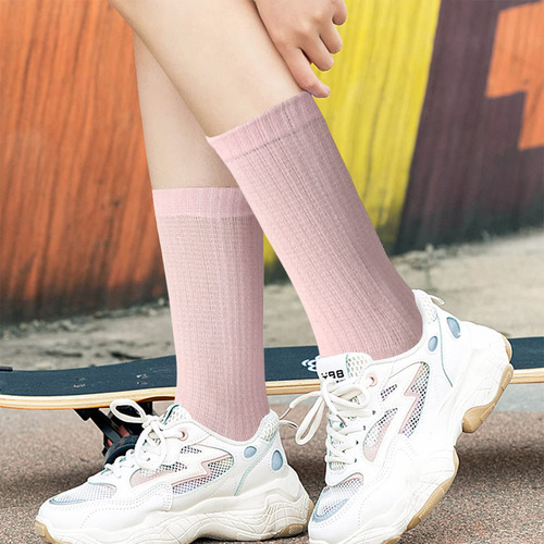 Calcetas De Algodón Para Mujer Cinco Dedos Deportivas