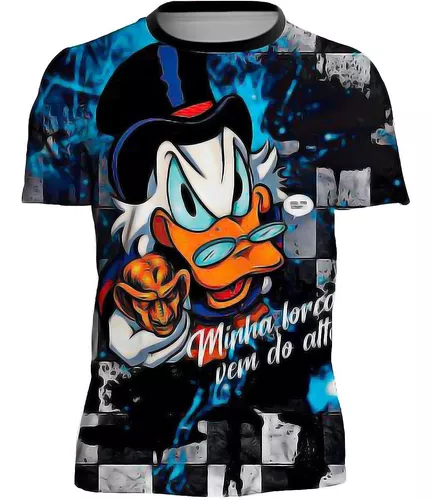 Camiseta Mandrake Pato Donald Tio Patinhas Favela Dry#