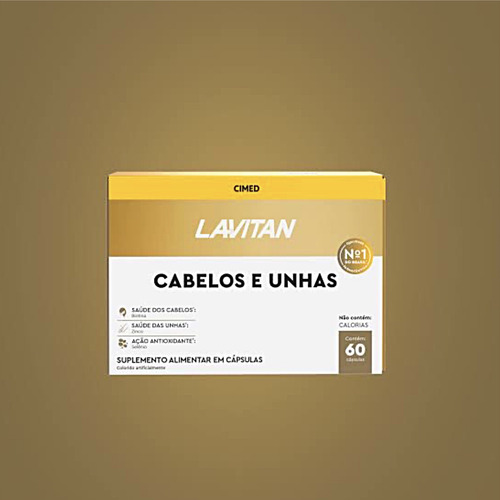 Kit 3 Lavitan Cabelos E Unhas 60 Capsulas - Cimed