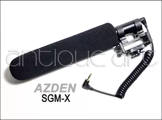 A64 Microfono Azden Sgm-x Shotgun Direccional Videomic Dsrl