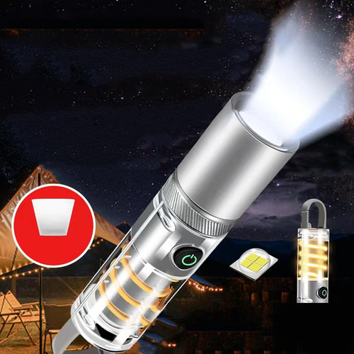 2024 Linterna Led Lámpara De Mano Impermeable Linterna De