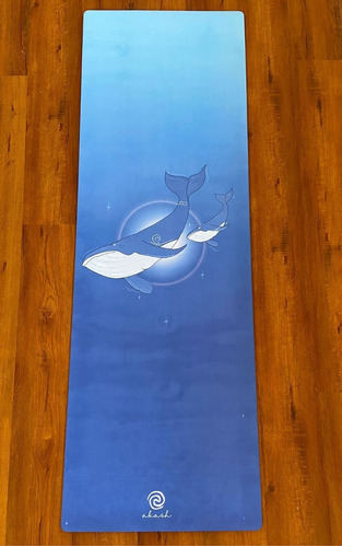 Mat De Yoga Antideslizante 5mm - Diseño Único - Ballenas