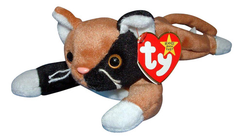 Ty Beanie Babies - Juguete De Peluche Chip The Cat, Figura D