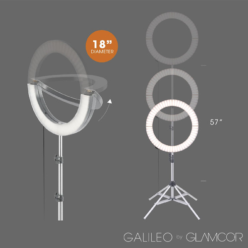 Anillo De Luz Plegable Portátil Con Soporte Y Bluetooth Color Talla
