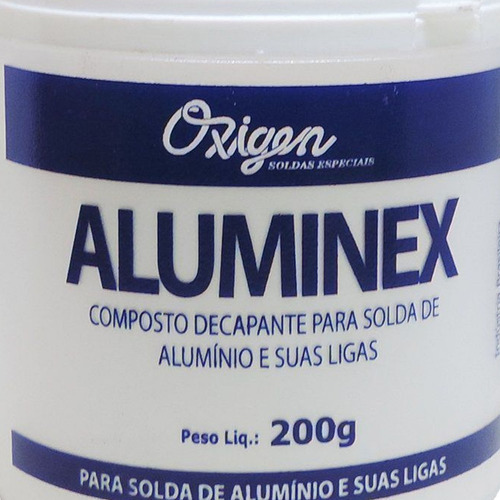 Fluxo Para Solda De Alumínio Aluminex 200g Oxigen