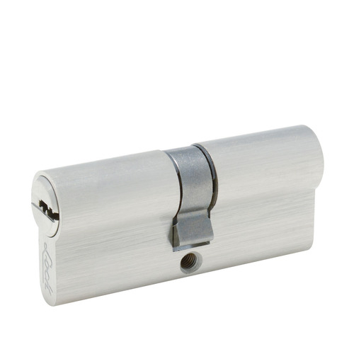 Lock Lc70qns Cilindro Europeo 70mm Llave De Puntos Níquel 