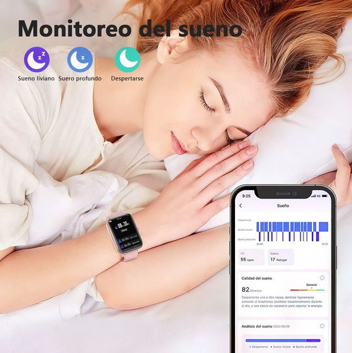 Bluetooth Sport Smart Watch Mujer Smartband Hombre Impermeab
