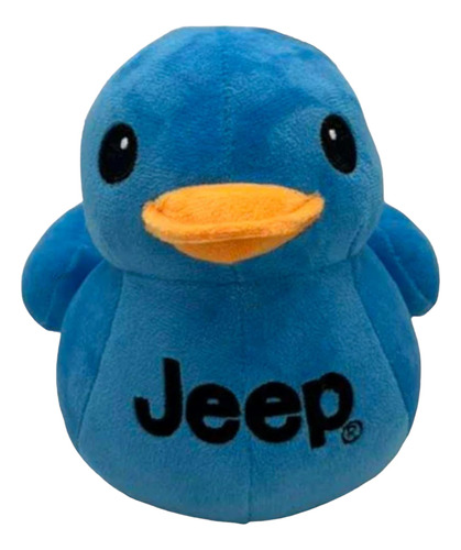 Jeep Texto Logo Peluche Animal Pato Azul -perfecto Entusias.