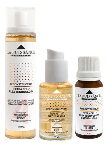 Kit La Puissance Extra Cell Plex Spray, Shock Y Aceite