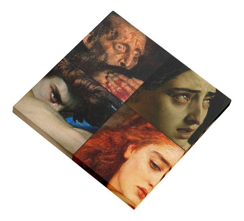Cuadro Sentimientos Miedo, Decepción, Odio Y Tristeza 40x40