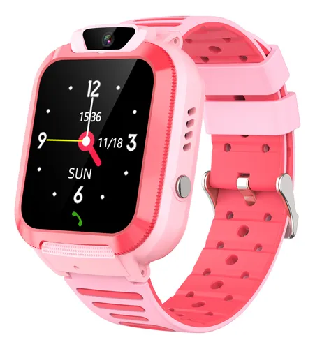 W18-4g Transfronterizo Netcom Black - Reloj Inteligente Para Niños Q12 Q19