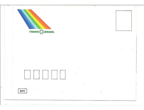 Cartão Postal Ano 1980 - Transbrasil Igreja Da Penha - W76