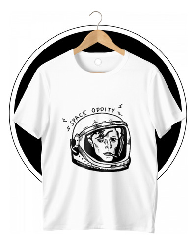 Remera Estampada Unisex David Bowie Space Oddity (0007)