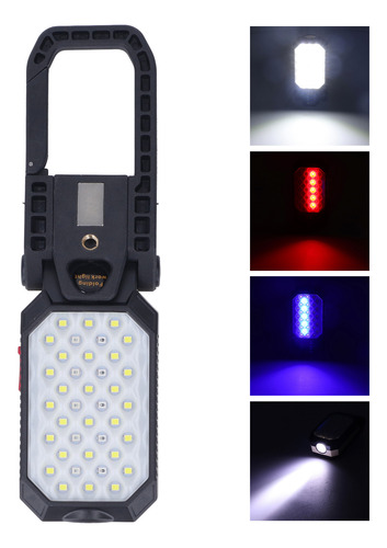 Mecánico Led Inalámbrico Work Cob De 1000 Lm Para Acampar Al