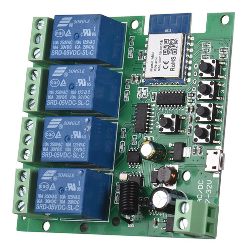 Imagen 7 de 9 de Tuya Wifi+bt 433mhz Interruptor Inalámbrico De Control Remot